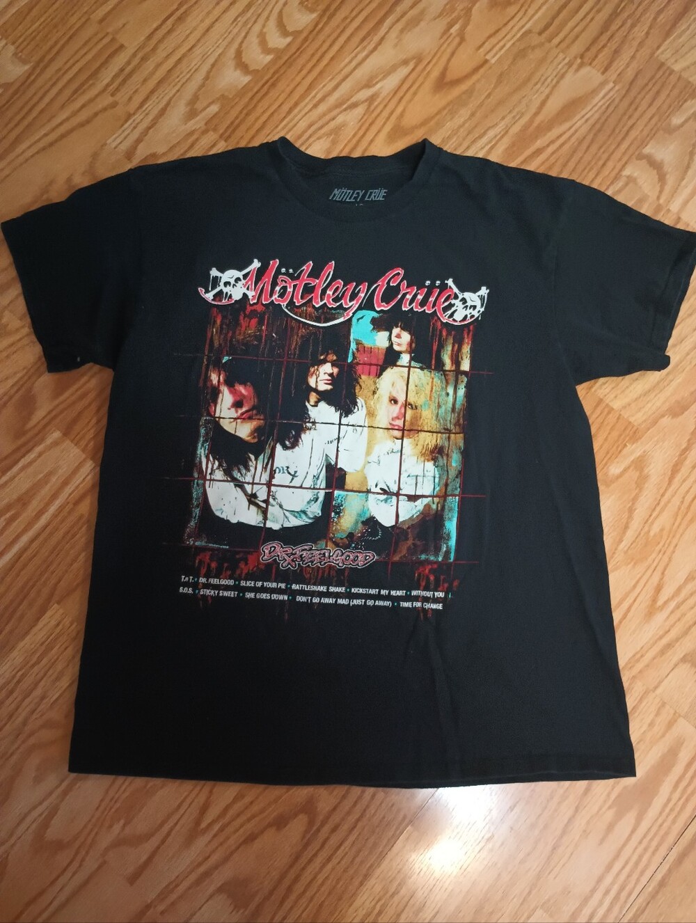 Motley Crue "Dr. Feelgood" Tee. Adult L